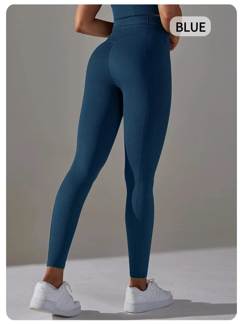 Gym Leggings Women Yoga Clothes Pants Women's Sportswear Yoga Woman Clothing Workout High Waist Tights Training Fitness Pants