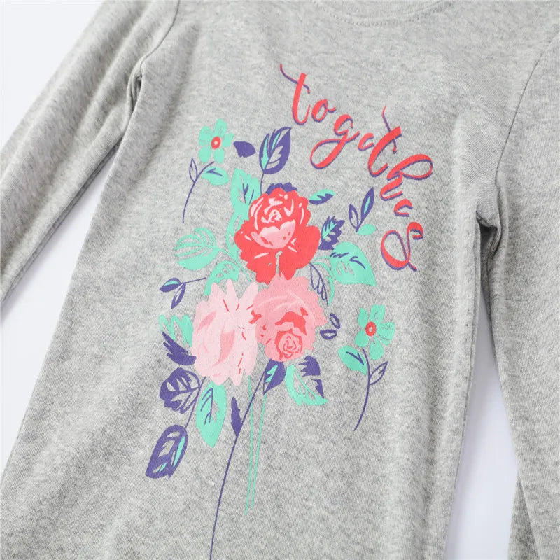   Jumping Meters 2-6T Baby Boys Clothing Sets Autumn Winter Ice Cream Print Cotton Boys Girls Outfit Long Sleeve Sleepwear