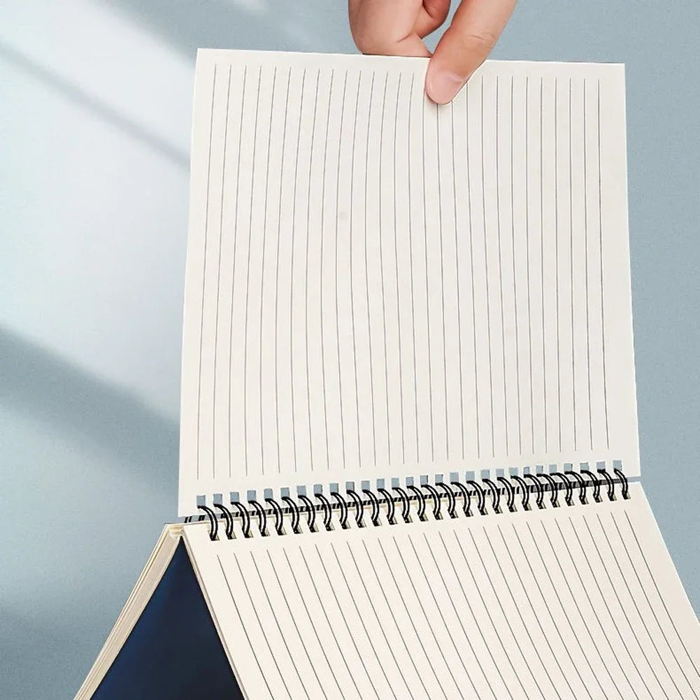 A5 B5 Vintage Spiral Notebook 40/80 Sheets Memo Journal Diary Notebook for Students Stationery Office Business School Supplies