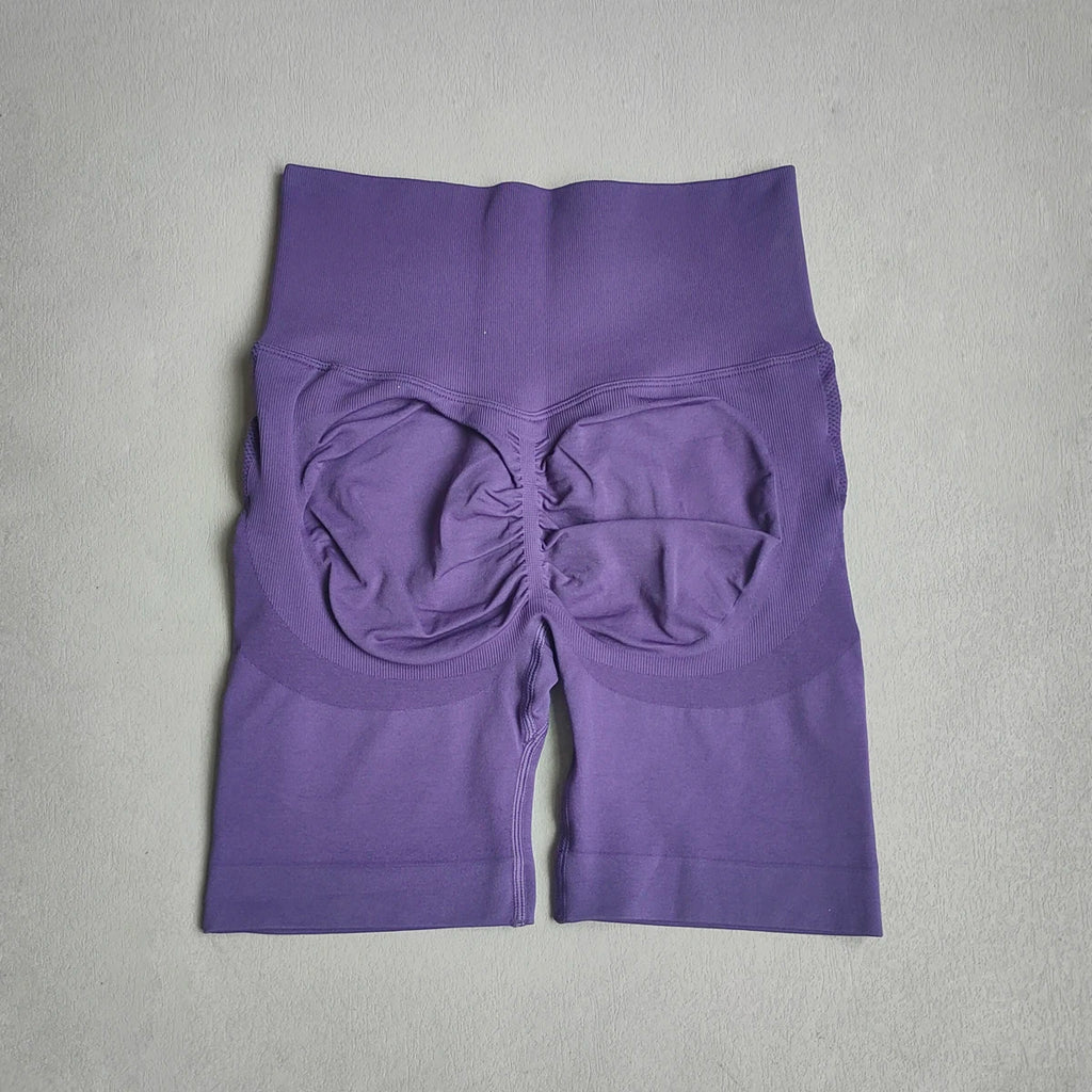 Yoga Shorts Women Sports Shorts Seamless Gym Workout Shorts High Waist Push Up Fitness Sports Shorts Cycling Shorts
