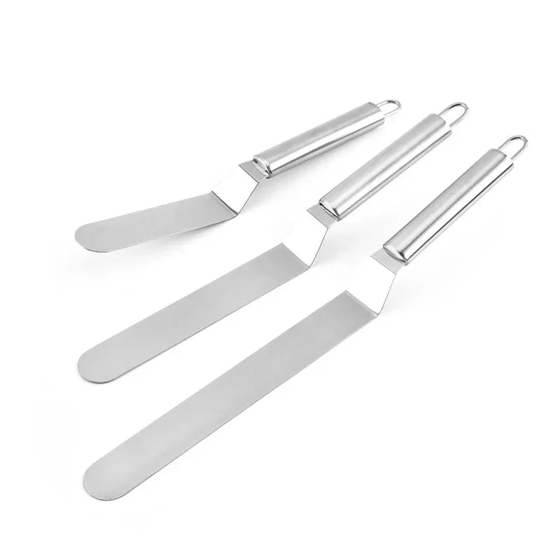 Kitchen Accessories Cake Decorating Tools Stainless Steel Baking&Pastry Tools Portable Cream Spatula Cake Butter Kitchen Gadgets