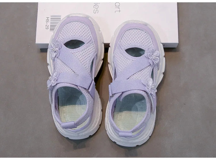 Summer Sandals New Fashion Simple Girls' Shoes Anti Slip Soft Comfort Beach Casual Shoe Breathable Versatile Simple Sports Shoes