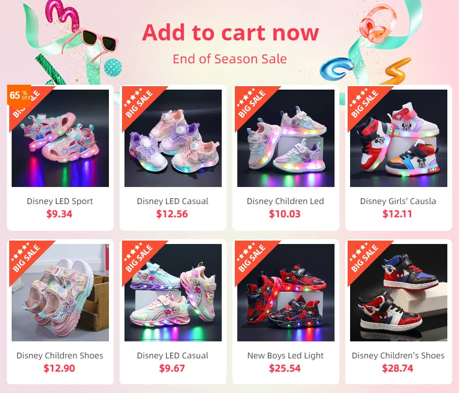 Cartoon Mickey Children Shoes For Boys Girls Sport Sneakers Kids Leisure Autumn Casual Shoes Breathable Running Toddler