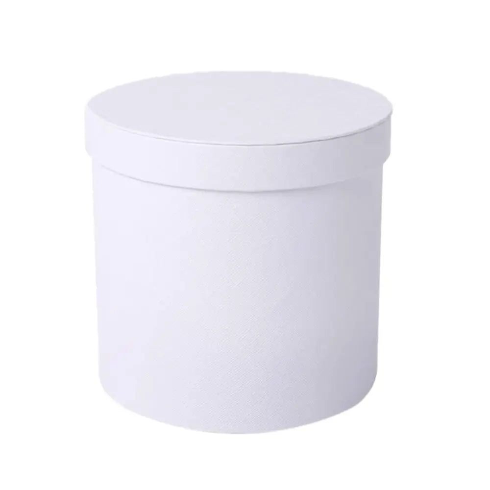 Flower Packaging Boxs Round Cardboard Gift Boxes Rose Wrapping Bag Flower Paper Basket Wedding Day Birthday Valentine's Day