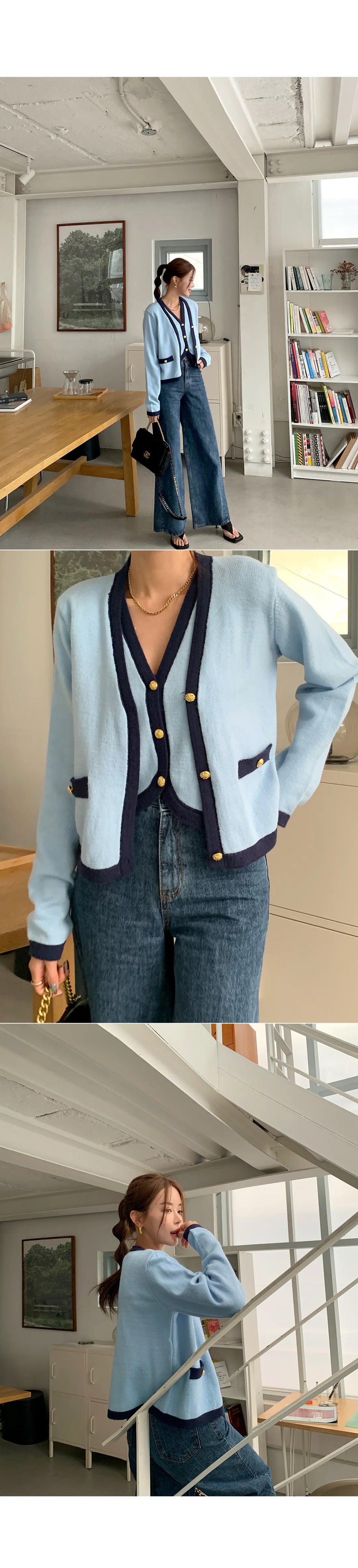 New High Quality Spring Knitted Long Sleeve V-neck Cardigan Coat + Sexy Short Camisole Crop Top Sweater Two Piece Sets Elegant