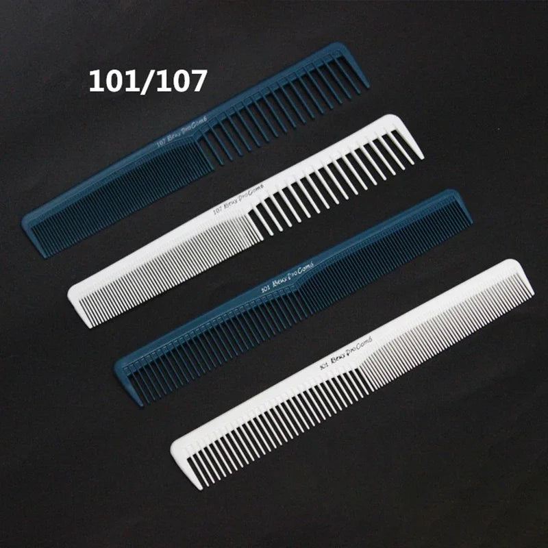 Barber Hair Accessories Professional Hair Cutting Comb Anti-static Flat Head Cutter Comb FineTooth Haircut Brush Salon Tools