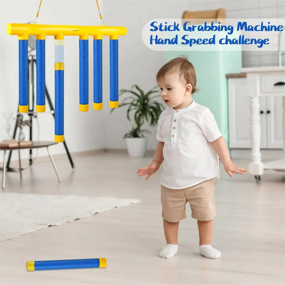 Challenge Falling Sticks Game Kids Stick Catching Toy Training Reaction Ability Educational Parent-Child Interactive Toy Sports