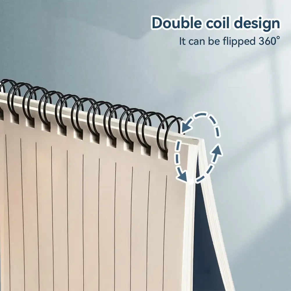 A5 B5 Vintage Spiral Notebook 40/80 Sheets Memo Journal Diary Notebook for Students Stationery Office Business School Supplies