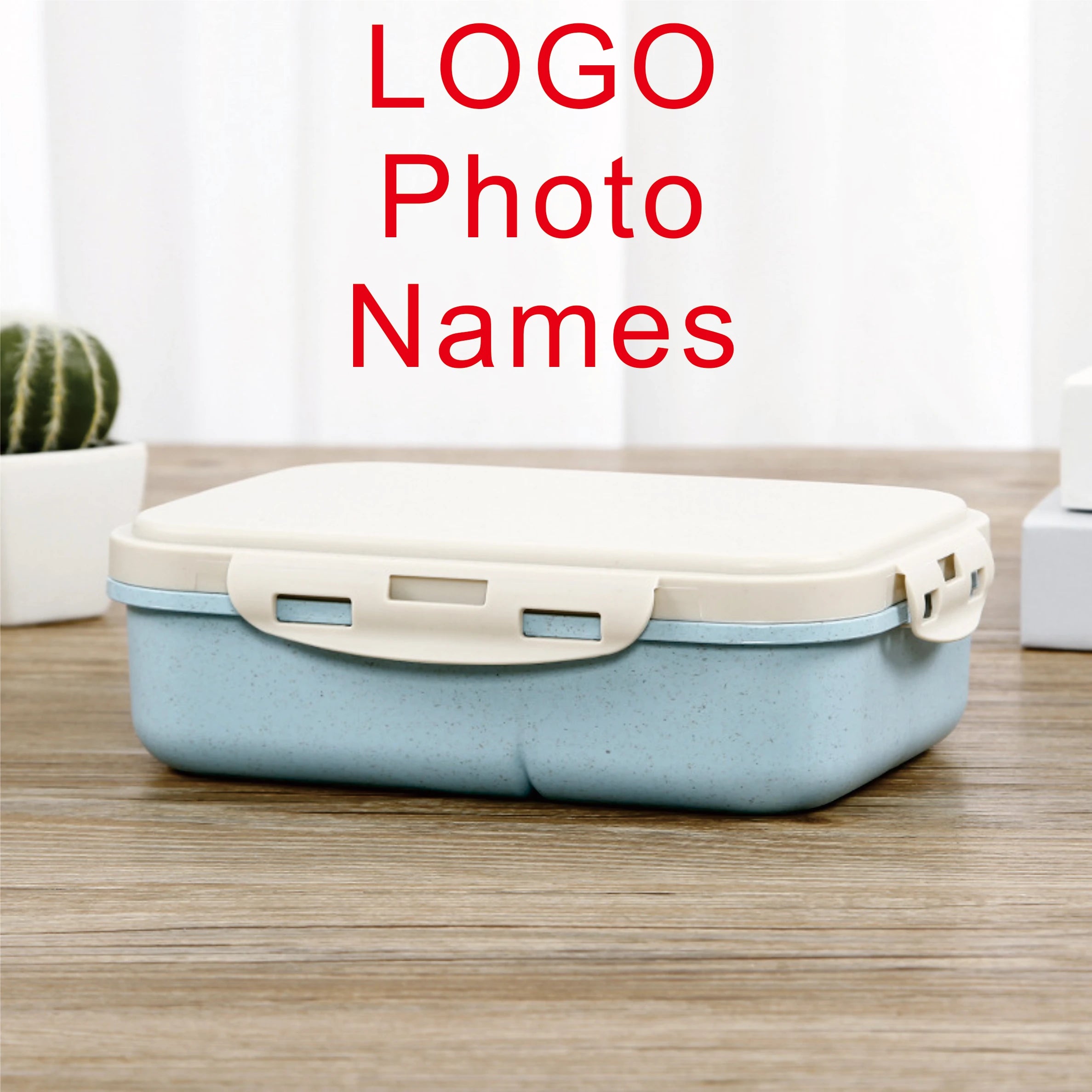 DIY Customized Lunch Box for Kids School Children Name LOGO Cartoon Pattern Cute Picture Photo with Spoon Fork Eco Material Gift