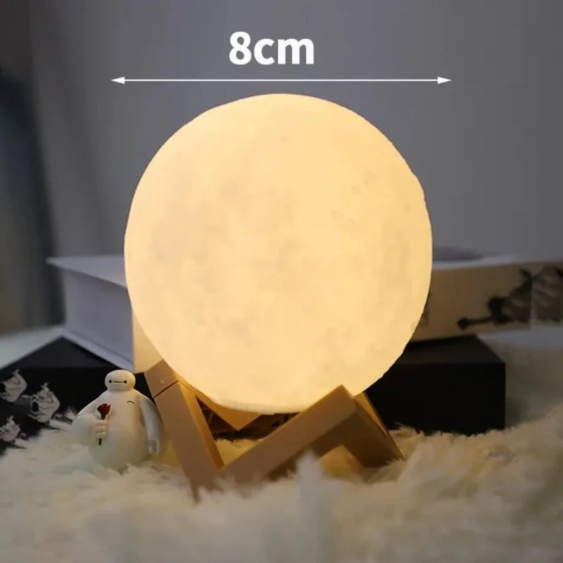 Moonlight Lamp Toy – Creative Bedside Night Light & Kids Gift (8 cm)