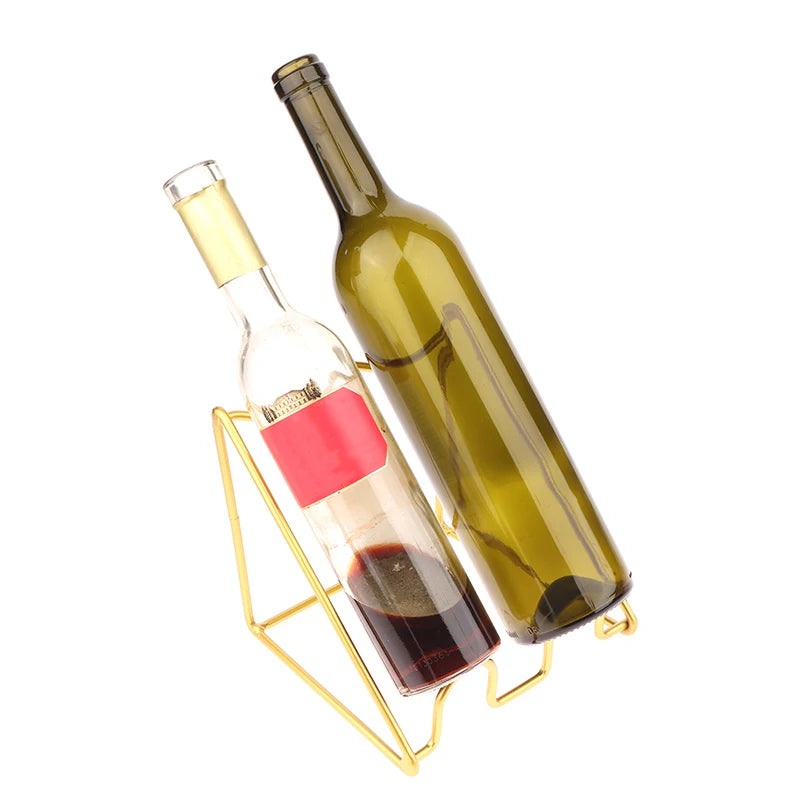 1 Pcs Wine Bottle Rack Countertop Wine Bottle Display Rack Wine Storage Rack Simple Home Counter Decoration