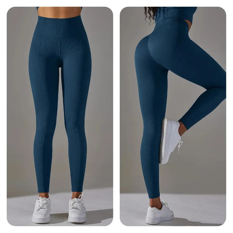Gym Leggings Women Yoga Clothes Pants Women's Sportswear Yoga Woman Clothing Workout High Waist Tights Training Fitness Pants