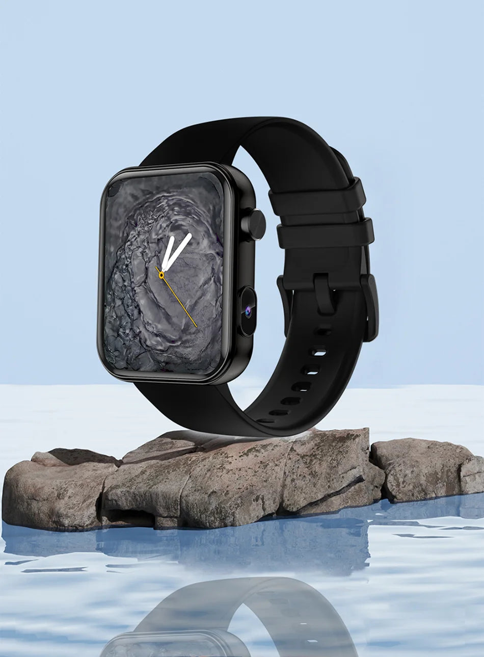 2025 New Smart Watch Men Women Camera Take Photos Record Video Health Monitor Sports Fitness Waterproof BT Call Smartwatch