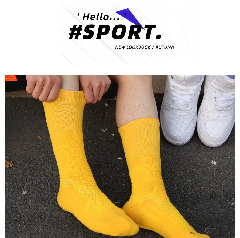 Men Sports Sock Women Breathable Compression Crossborder Supply Running Riding Cycling Knee Basketball Biking Hockey Soccer W101