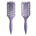 Curl Define Styling Brush Hollow Boar Bristle Detangling Hair Brush Tangled Hair Comb Shaping Defining Curls Styling Tools