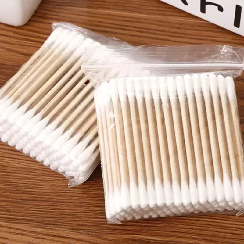 100/300/500 Pcs Bamboo Baby Cotton Swab Cleaning of Ears Tampons Cotonete Health Beauty Cotton Swab Ear Cleaning Sticks