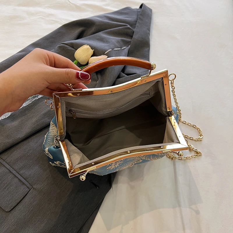 Women Party Dinner Bag Fashion Exquisite Ladies Dinner Bag Luxury Elegant Chain Simple Formal Gorgeous Crossbody Daily use Purse