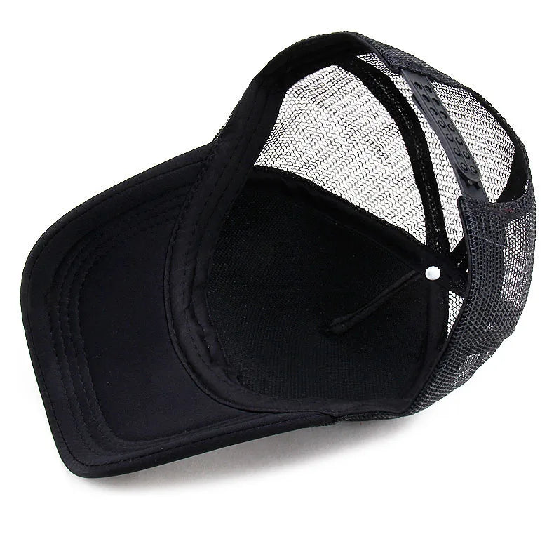 Unisex Cap Casual Plain Mesh Baseball Cap Adjustable Snapback Hats For Women Men Hip Hop Trucker Cap Streetwear Dad Hat