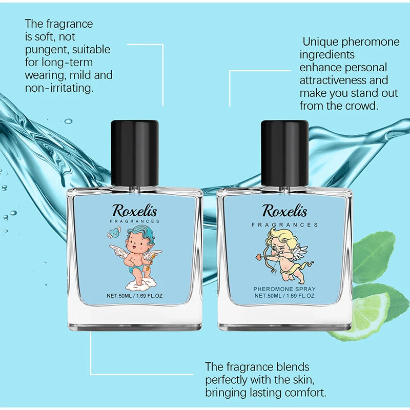Cupid Cologne Perfume Pheromone Fragrance Spray of Man to Attract Women,Seductive Flirting Scent Female Dating,Angel Body Mist