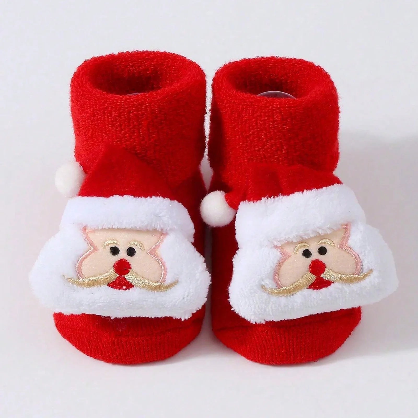 Kids Children's Socks for Girls Boys Non-slip Print Cotton Toddler Baby Christmas Socks for Newborns Infant Short Socks Clothing