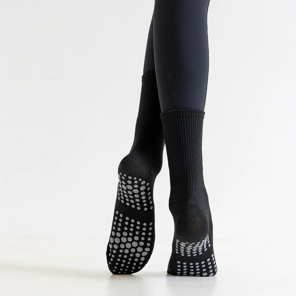 1Pair Yoga Socks for Women Nylon Pure Cotton Non Slip Section Bandage Sports Ballet Dance Sock Moisture Absorption Perspiration