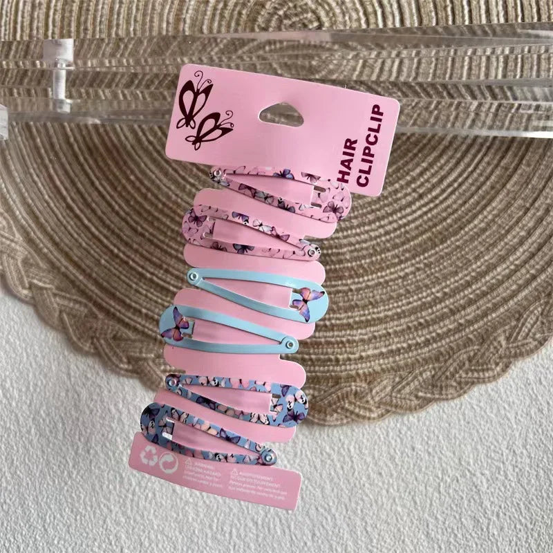 2025 New Cartoon Cute Printed Hairpins Set Women Girls Child Hairgrips Hair Clips Pins Barrettes Accessories Hairclip Headdress