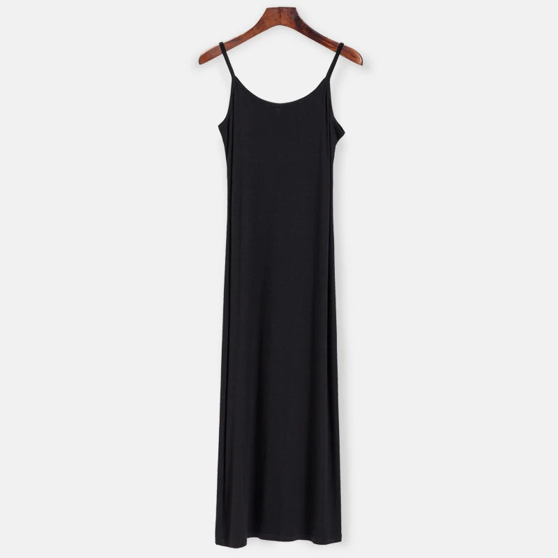 Spring Autumn O-Neck Elastic Knit Long Dresses Women 2024 Elegant Chic Soft Lady Hollowing Sweater Dresses Femme New