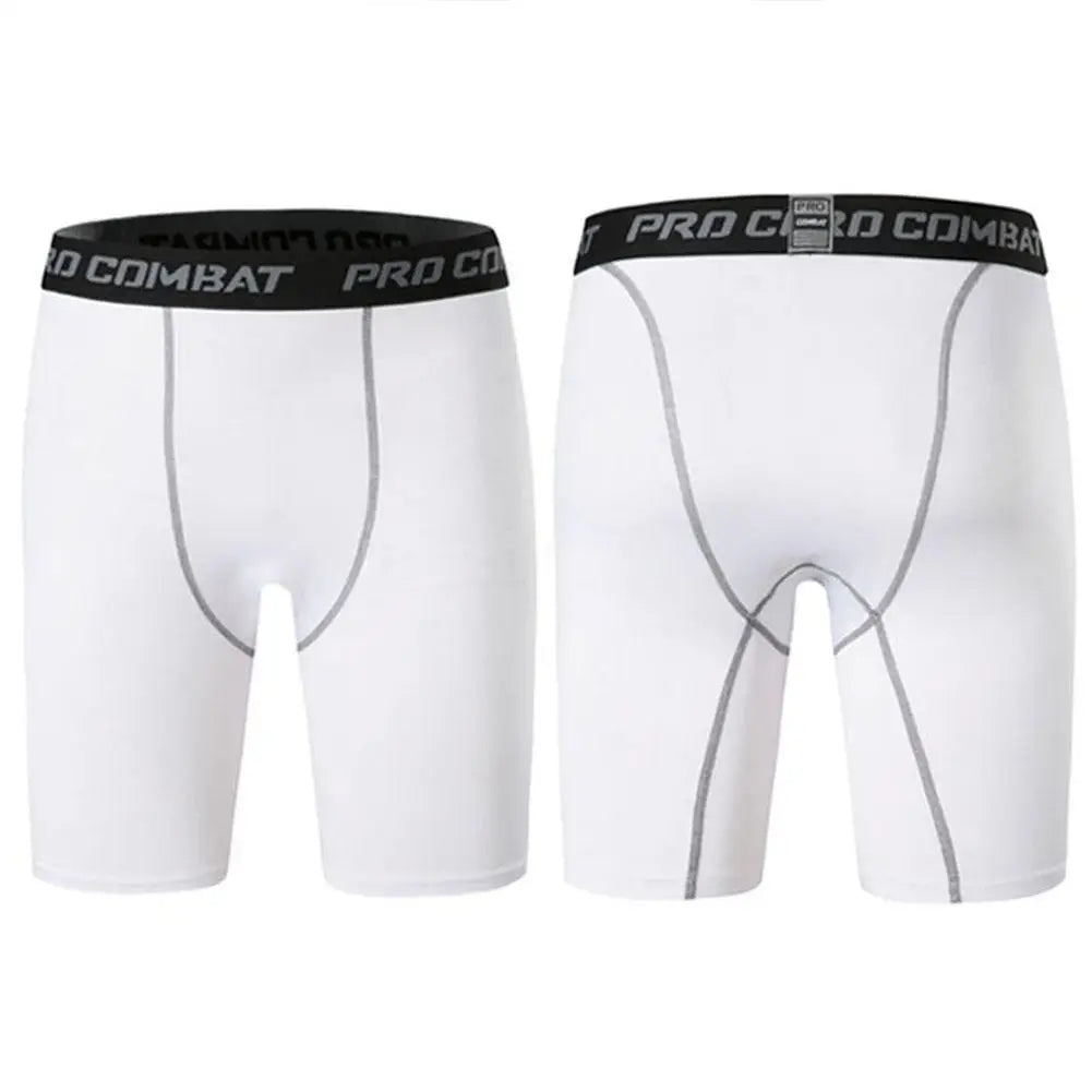 Men Bodybuilding Shorts Fitness Workout Inseam Gym Knickers Male Muscle Alive Elastic Compression Tights Skinny Leggins Hombre