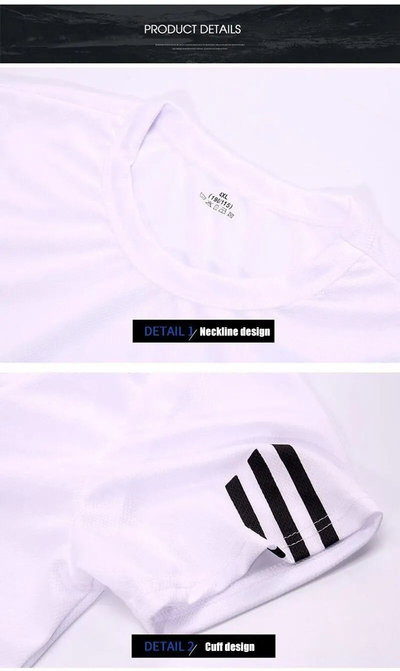 Summer Breathable Sports Suit Men's Short-Sleeved Shorts Loose Quick Drying T-Shirt Short Quarter Pants Casual Running Suit