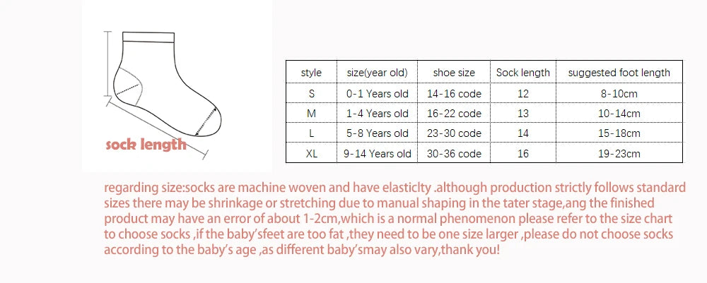 Girls Mid-Calf Socks 1-14 Years Quick-Dry Polyester High Elasticity Anti-Wrinkle Athletic Non-Slip 5Pairs