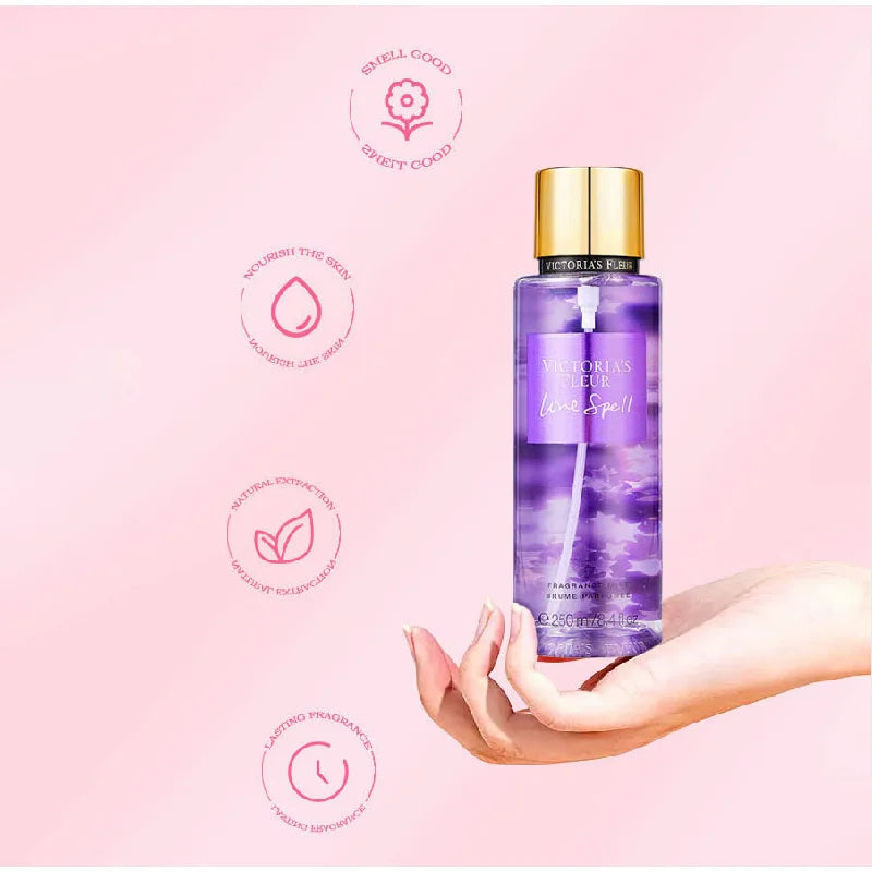 Women Victoria Perfume Lasting Charm Spray Vanilla Coconut Mixed Sandalwood Secret Spray Fragrance Flower Fruit Airfresh Perfume