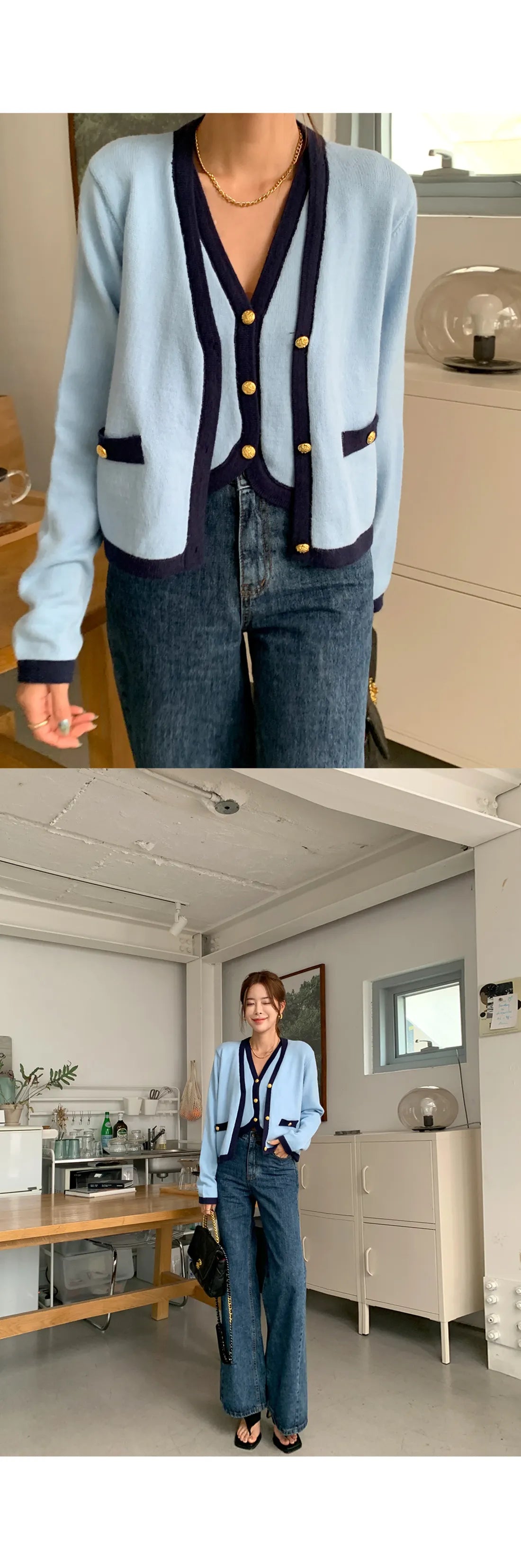 New High Quality Spring Knitted Long Sleeve V-neck Cardigan Coat + Sexy Short Camisole Crop Top Sweater Two Piece Sets Elegant