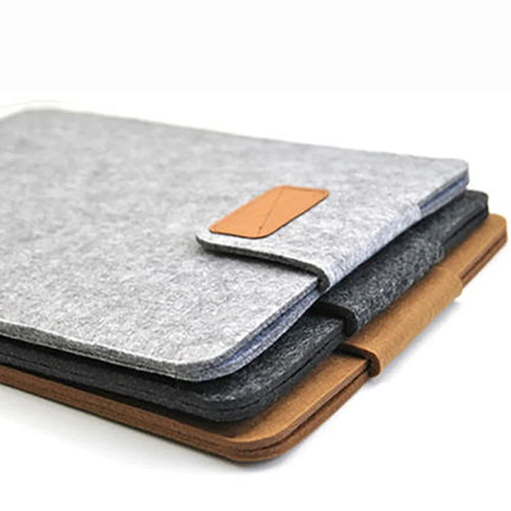 Felt Laptop Sleeve Bag For iPad Tablet E-reader Pad  Protective Case Portable Felt Inner Bag