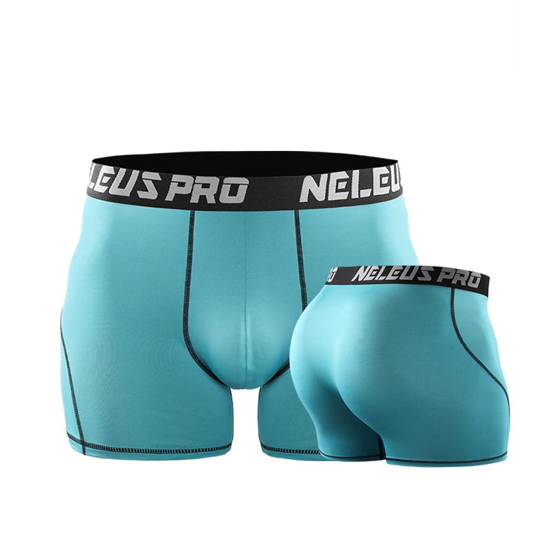 Men Compression Shorts Sport Gym Shorts Male Training Running Leggings Crossfit Tights Fitness Basketball Shorts Man Sportswear