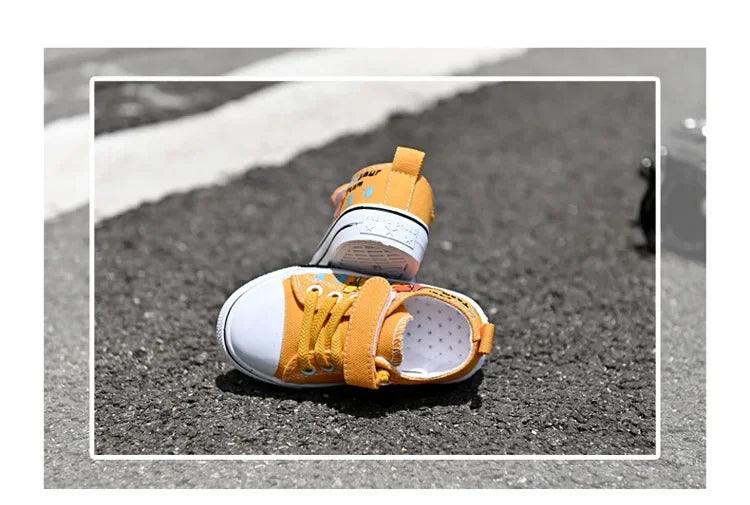 Children Casual Shoes Boys Canvas Shoes Kids Sneakers Cartoon Dinosaur Dino Fashion Classic School Students Girls Shoes Soft New