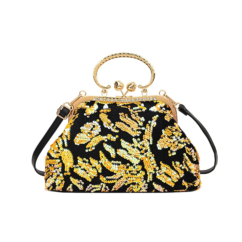 Fashion Paillette Evening Bag Women Glittering Clutch Purse Handbag Designer Luxury Wallets Party Female Shoulder Crossbody Bag