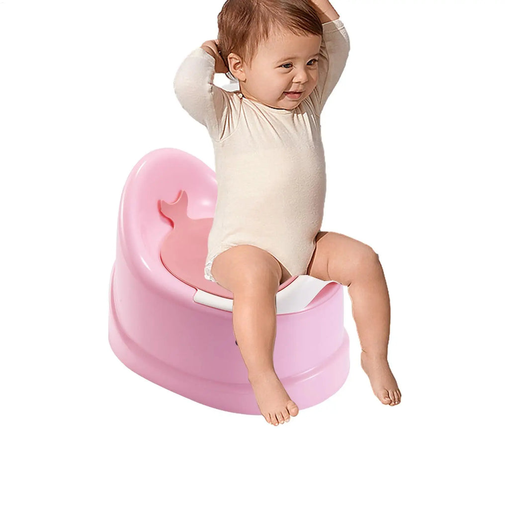 hot Toddler Potty Baby Toilet Trainer Portable Training Toilet For Travel Stable And Safe Oval Bottom Design Non Slip Potty