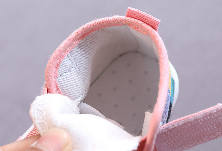 Children Canvas Shoes for Boys Girls Fashion Kids Casual Sneakers Breathable Checkered Classic Girls High-top Lattice Sneakers