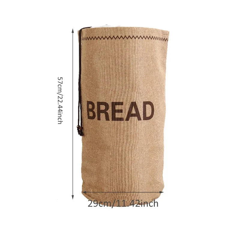 Kitchen Hessian Storage Bag for Garlic,Onions,Potato,Vegetable,Bread,Drawstring Sack,Fabric Burlap Bags Jute Potatoes Organizer