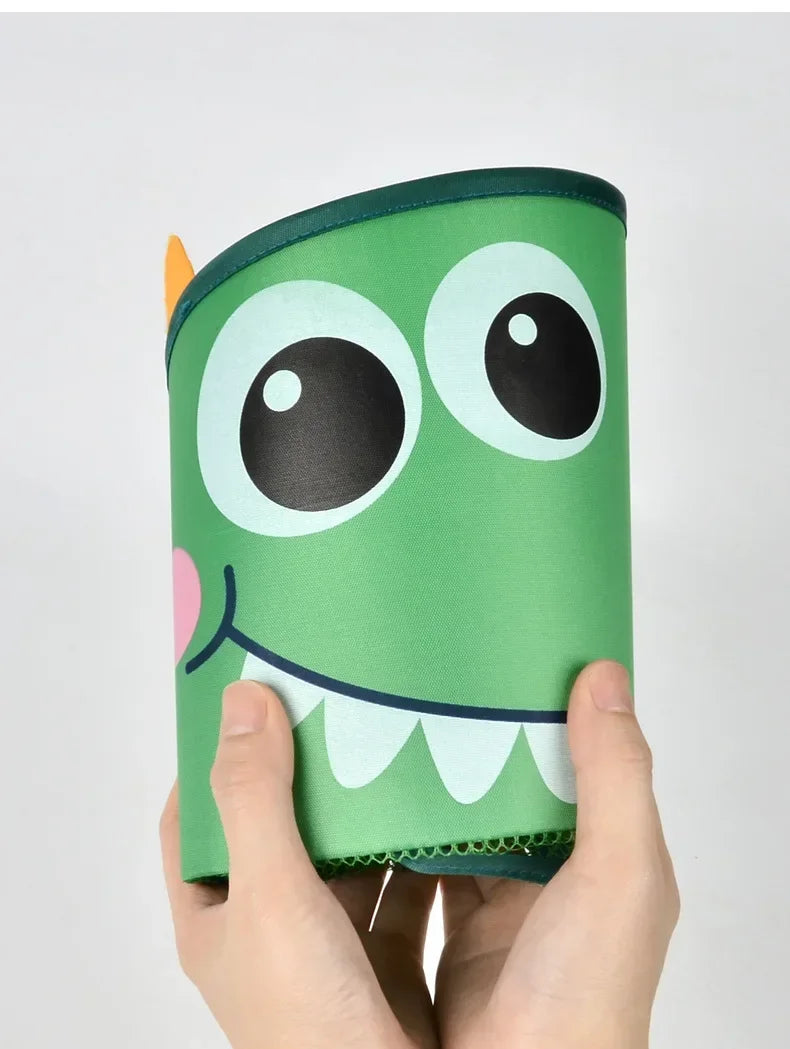 Organizer Kids Tidy Storage Suction Bathroom Bathtub Doll Hanging Bag  Dinosaur Animal Baby Bath Toys Basket Mesh Bag Water Toys