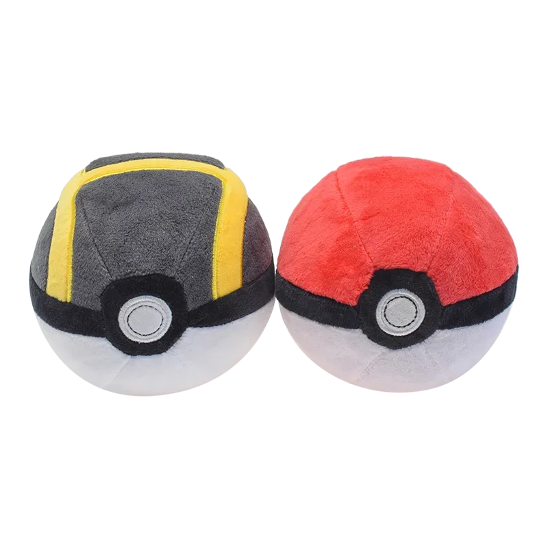 Master Ball Great Ball Ultra Ball Ball Plush Toys Soft Stuffed Animals Cartoon Backpack Pendant Decoration Toy Birthday