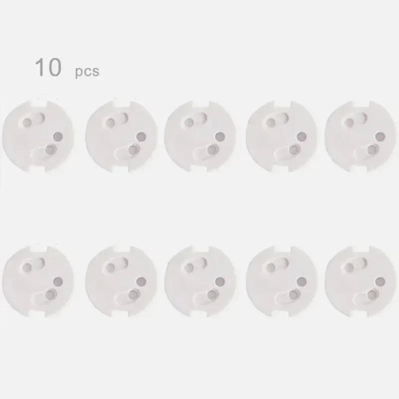 Baby Safety Socket Covers 10pcs Electrical Plastic Outlet Protectors Child Safe Socket Security Protection