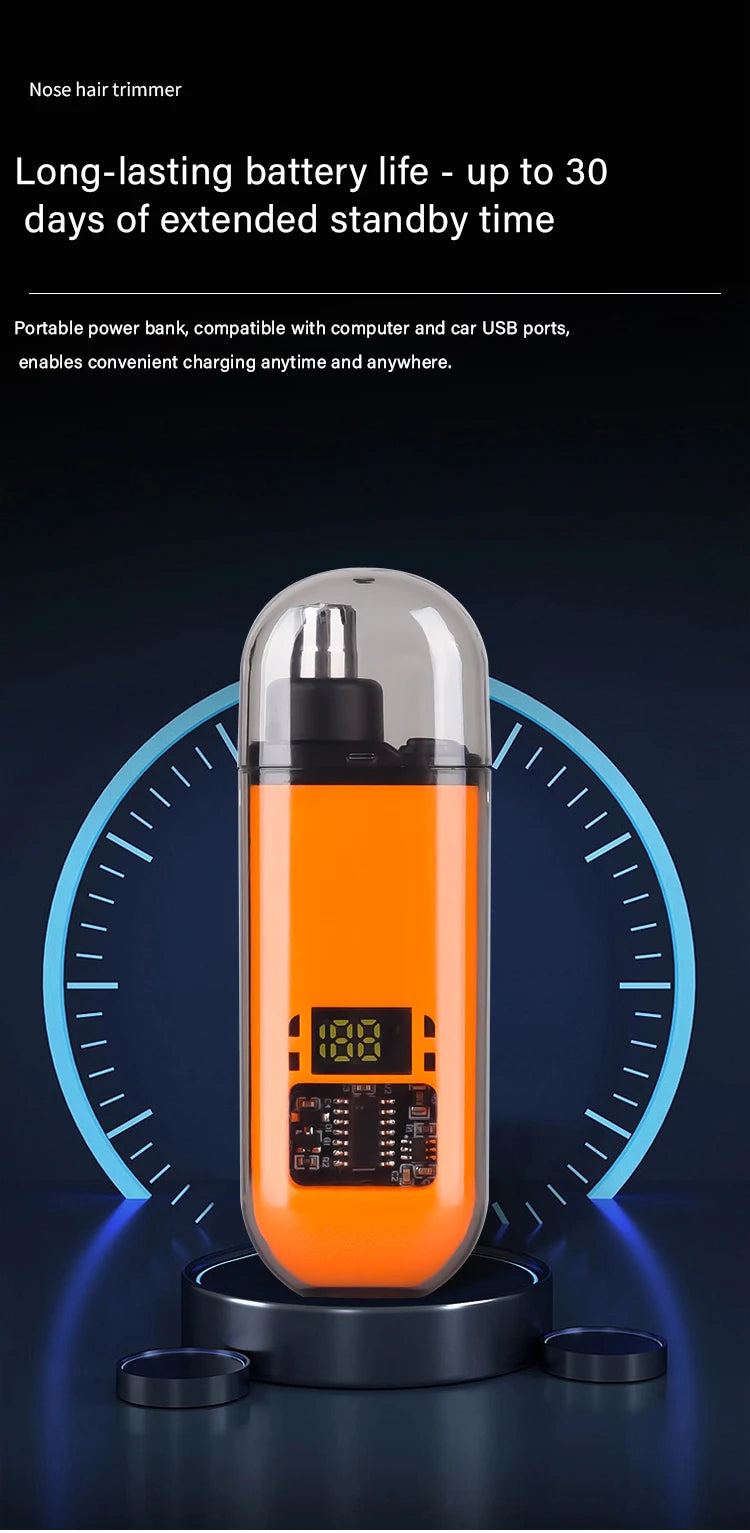 Nose Hair Trimmer Portable Mini Nose and Ear Hair Trimmer Portable Nose Trimmer Rechargeable Trimmer for Man