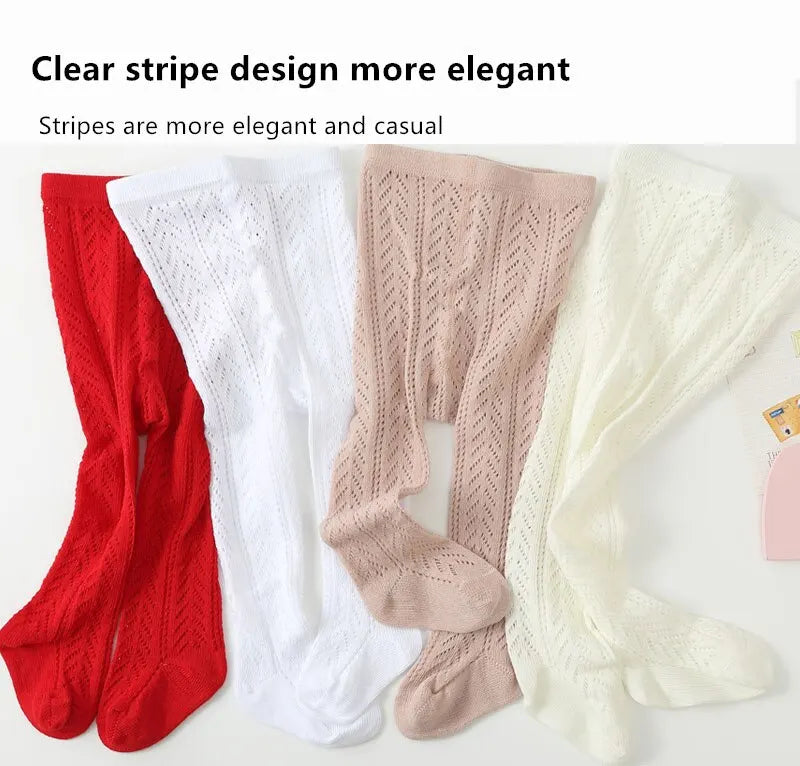 Summer Baby Girls Tights Hollow Out Mesh Stockings For Kids Fishnet Clothing Toddler Spain Style Thin Bottom Pantyhose