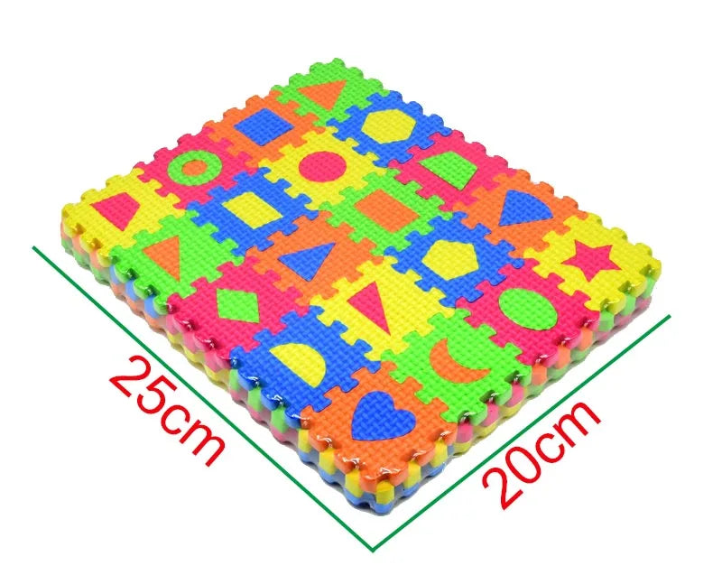3D Diy EVA Puzzles Toys Kids Baby Puzzle Mats 55 * 55MM or 90mm*90cm Carpet Babies Education  Foam Learning Shape Toy