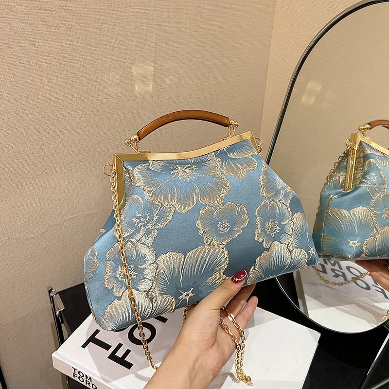 Women Party Dinner Bag Fashion Exquisite Ladies Dinner Bag Luxury Elegant Chain Simple Formal Gorgeous Crossbody Daily use Purse