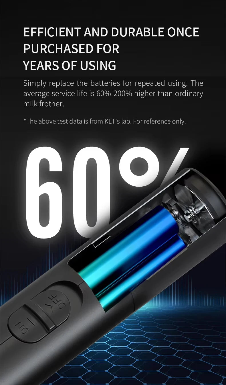 Kitchen Powerful Stirrer Milk Frother Handheld Foam Maker for Lattes Whisk Drink Mixer Coffee Electric Egg Beater