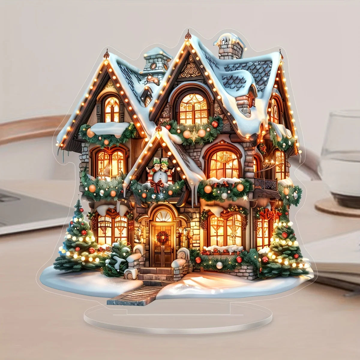 1 piece of Christmas gift, festival decoration, bohemian style, multi-functional desktop decoration suitable for bedroom.