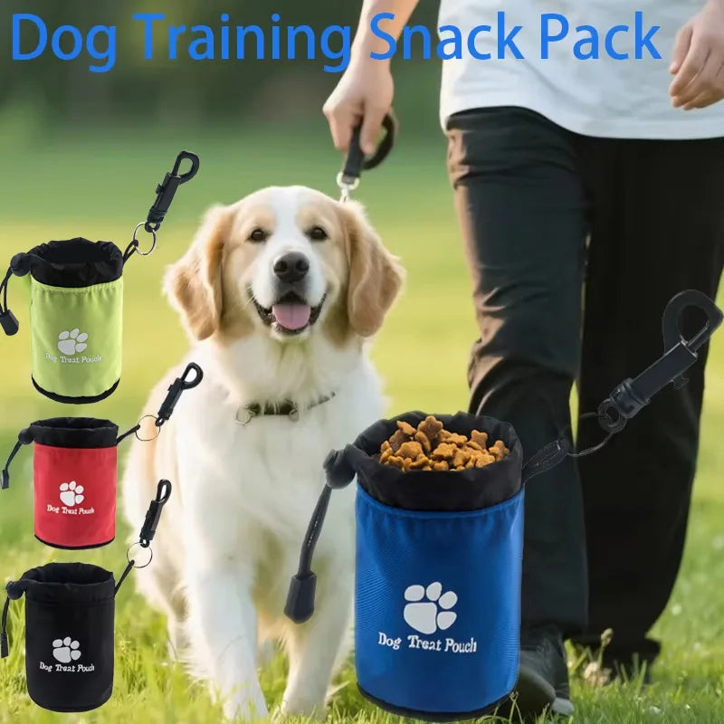 Pet Dog Puppy Training Treat Snack Pet Feed Pocket Pouch Multifunctional Pouch Food Crossbody Bag Pocket Dogwalking Waist Bag