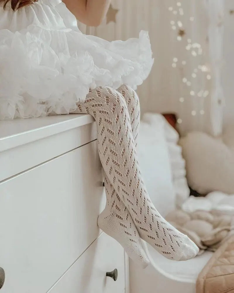 Summer Baby Girls Tights Hollow Out Mesh Stockings For Kids Fishnet Clothing Toddler Spain Style Thin Bottom Pantyhose